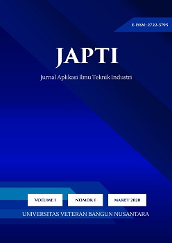 Jurnal Aplikasi Ilmu Teknik Industri